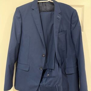 Men's Navy Blazer Suit